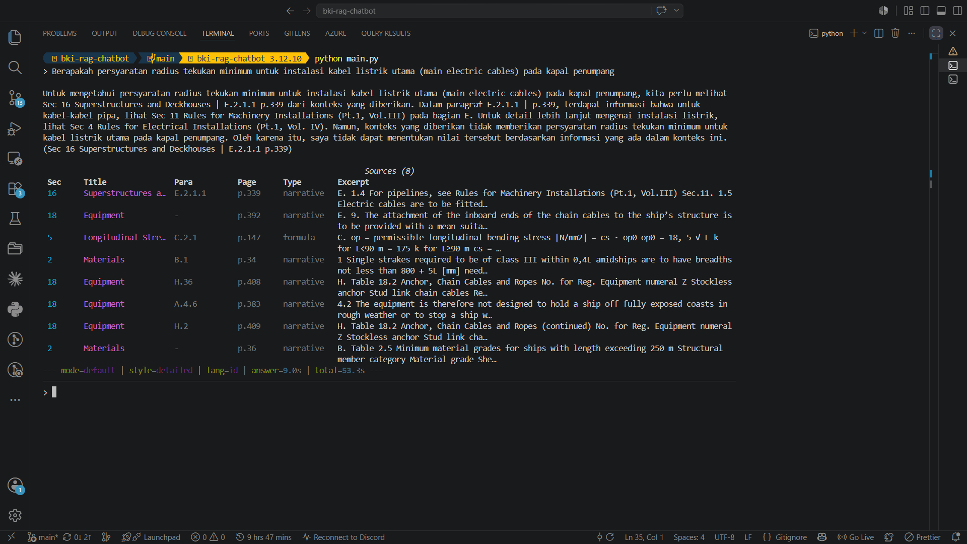 BKI Hull RAG Chatbot